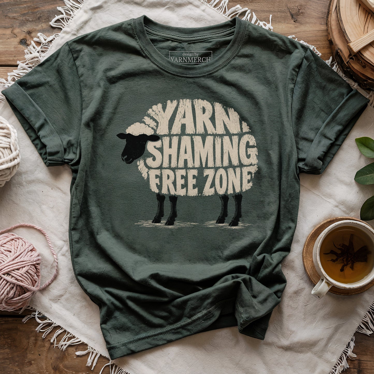 Yarn Shaming Free Zone T-shirt