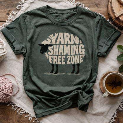 Yarn Shaming Free Zone T-shirt