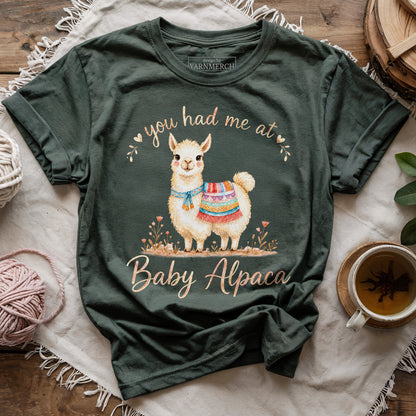 You Had Me At Baby Alpaca T-shirt