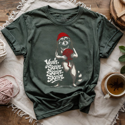 Lil-coon Holding Skein, Yeah T-shirt