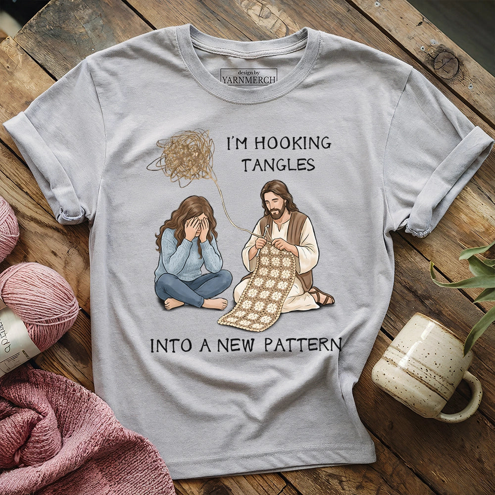 God Crocheting Tangles T-shirt