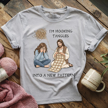 God Crocheting Tangles T-shirt