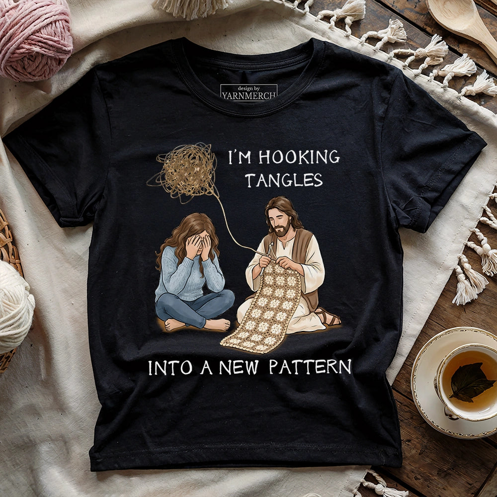 God Crocheting Tangles T-shirt