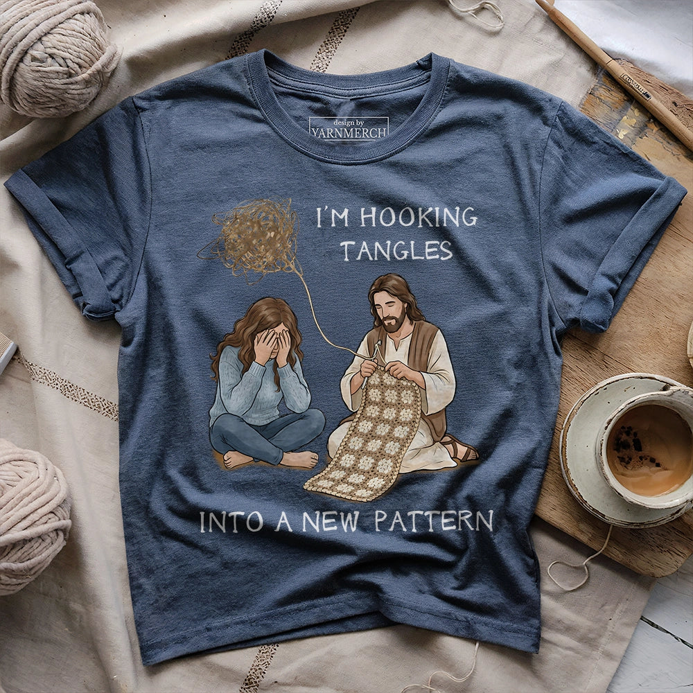 God Crocheting Tangles T-shirt