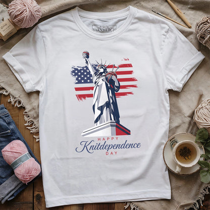 Happy Knitdependence Day T-shirt