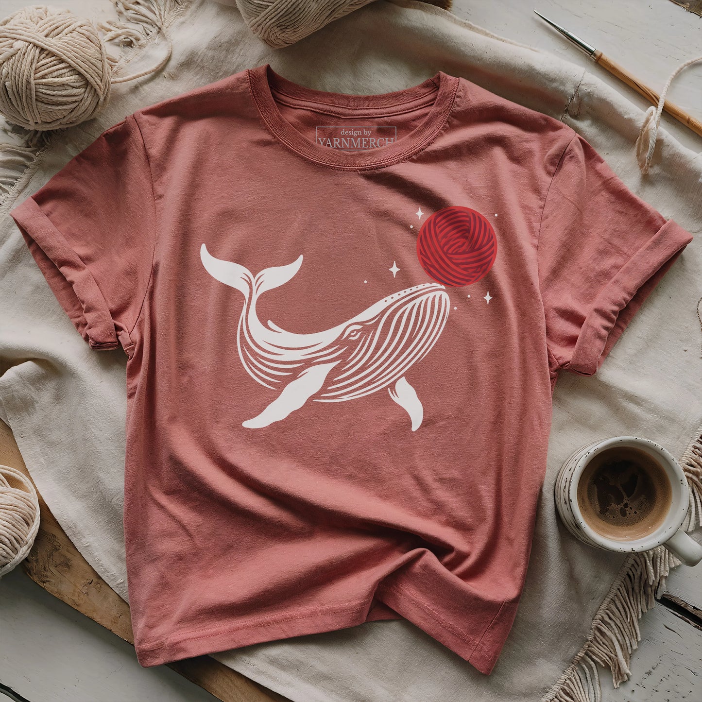 A Whale Of A Yarn T-shirt