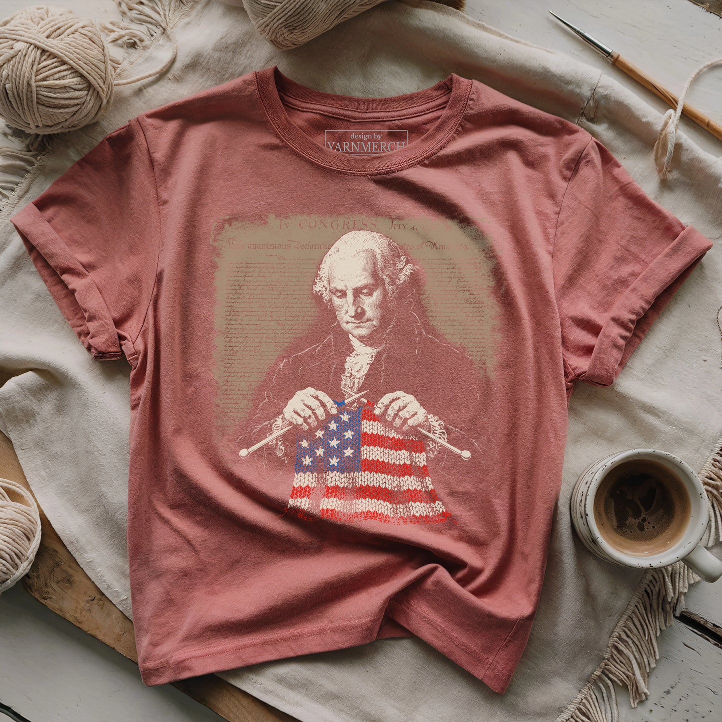 America Patchment T-shirt