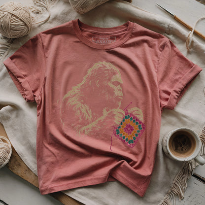 Big Foot Crocheting T-shirt