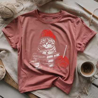 Black Cat & Tea T-shirt