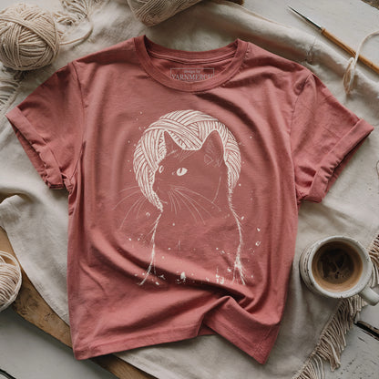 Cat Under The Moon T-shirt