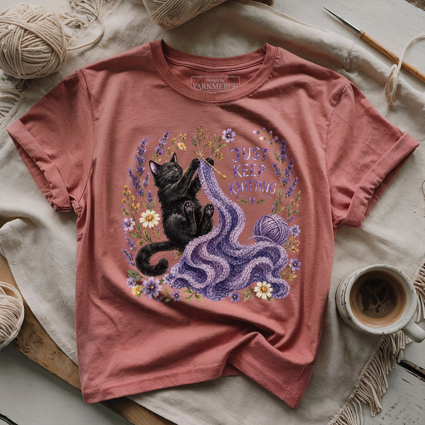 Cat & Knit T-shirt