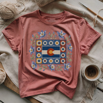 Colorado In Granny Squares T-shirt