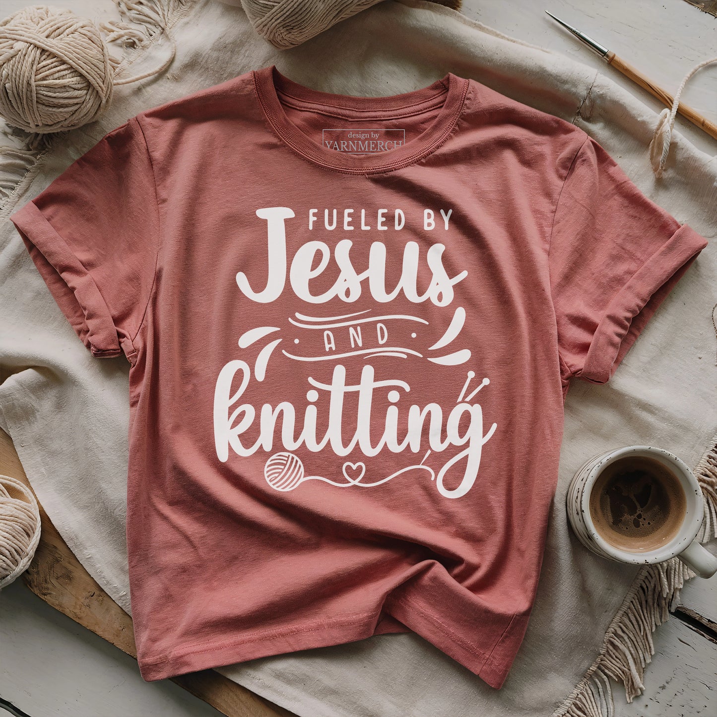 Fuel By Jesus & Knitting T-shirt