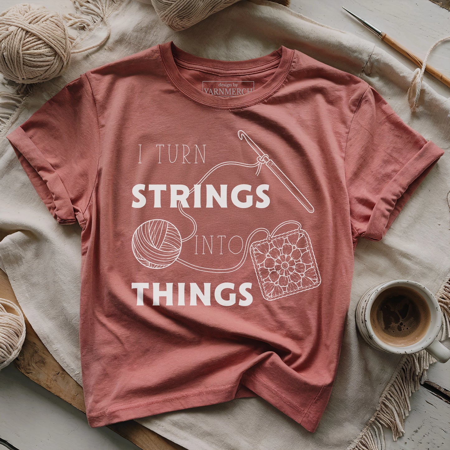 I Turn Strings Into Things T-shirt