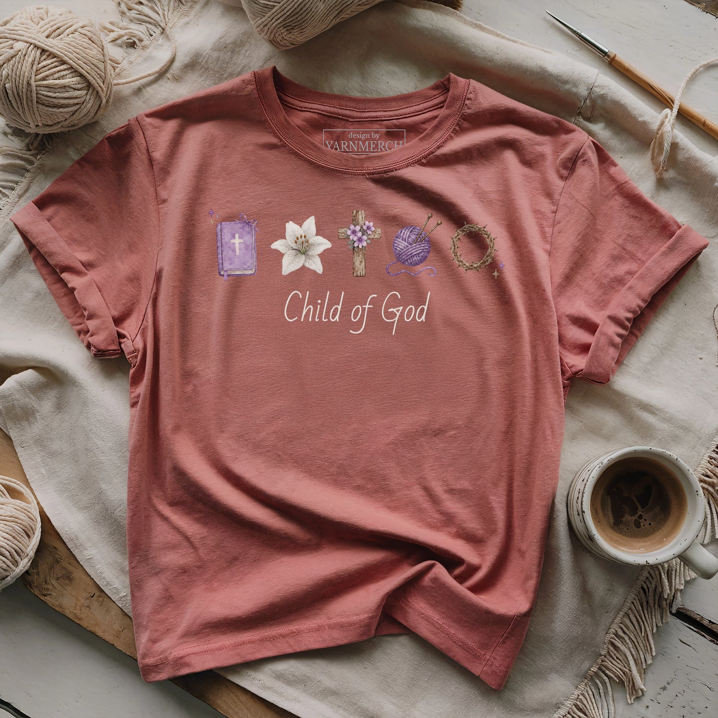 I'm A Knitter And A Child Of God T-shirt