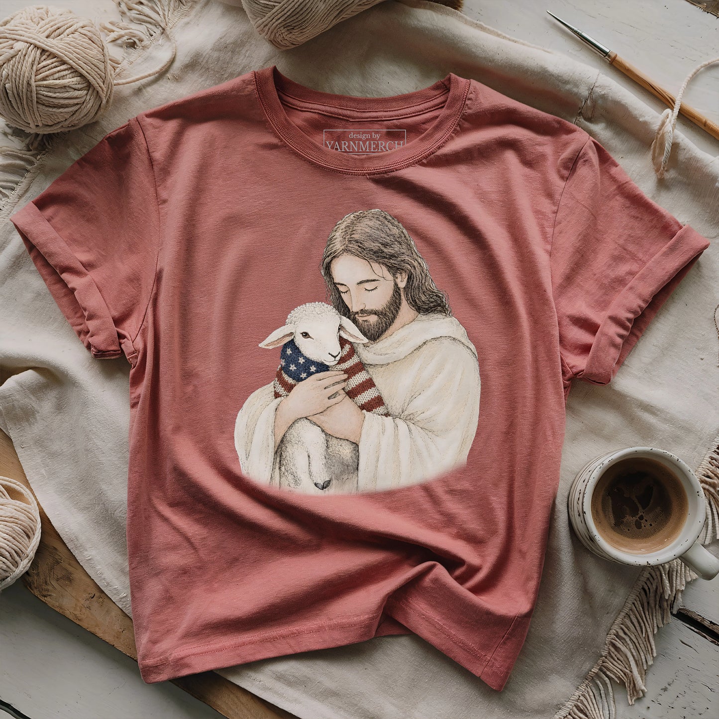 In God's Love We Knit T-shirt