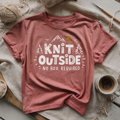 Knit Outside No Box Required T-shirt