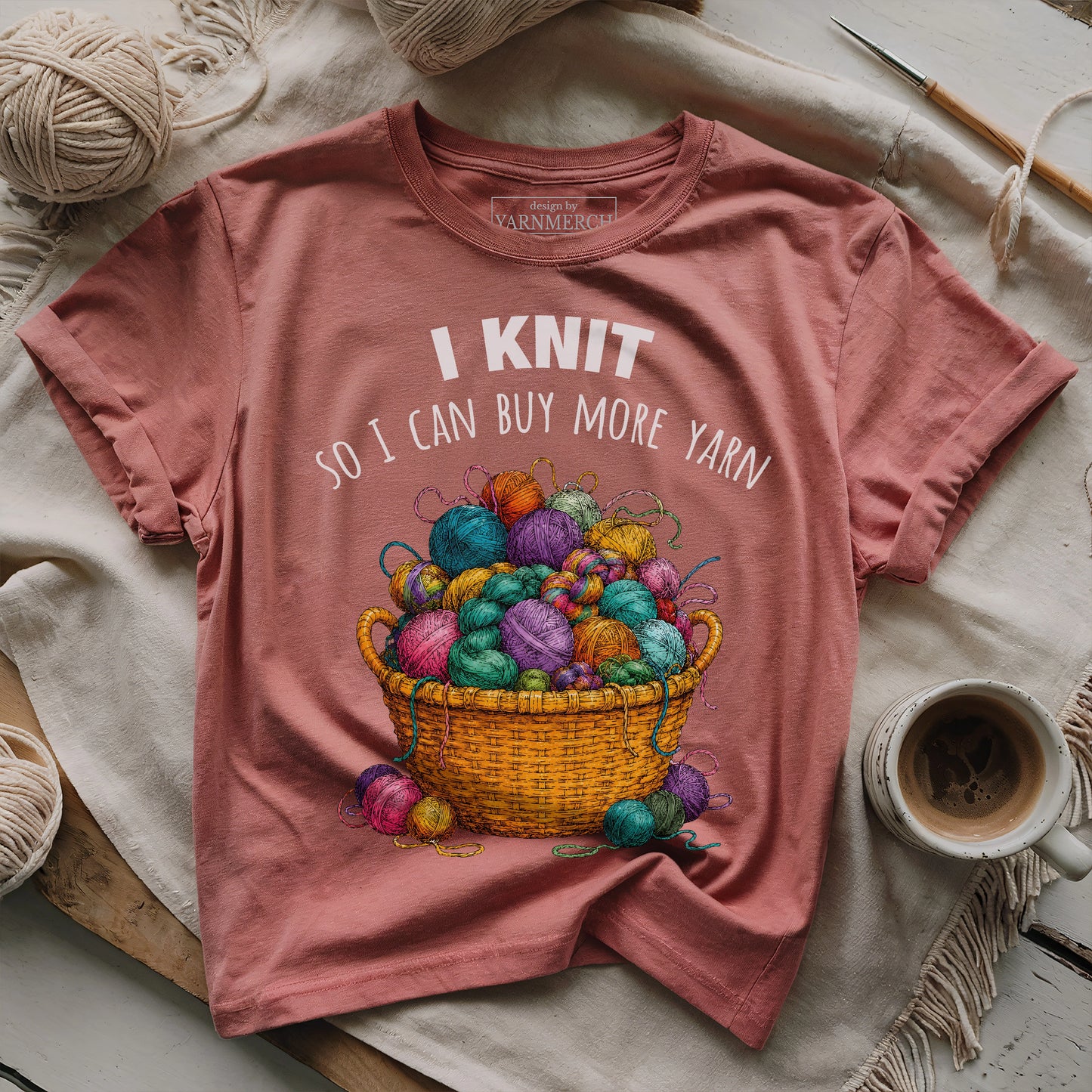 Knit To Buy More Yarn T-shirt