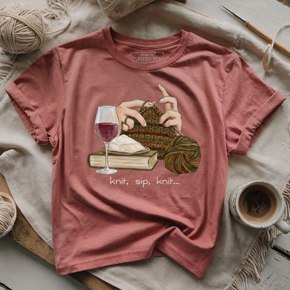 Knit, Sip, Knit T-shirt