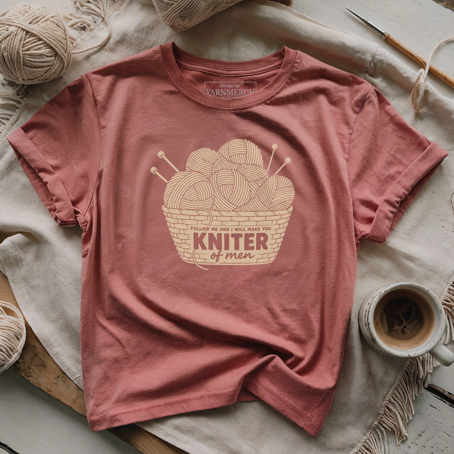 Knitter Of Men T-shirt