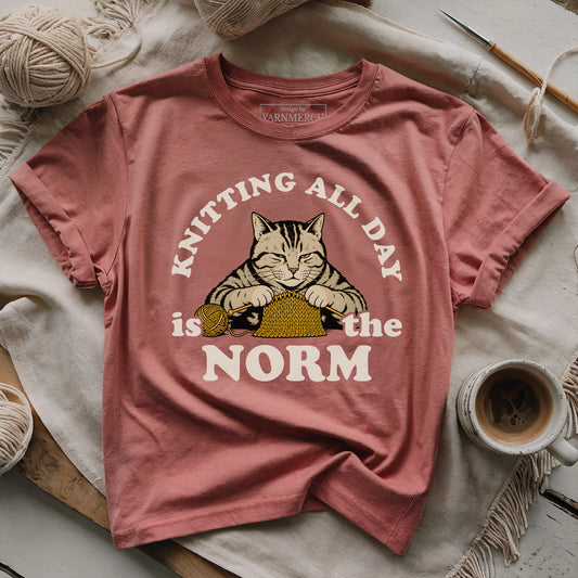 Knitting All Day Is Normal T-shirt