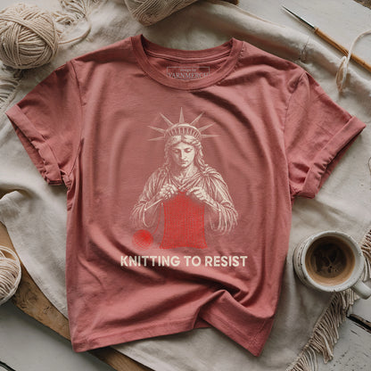 Knitting To Resist T-shirt