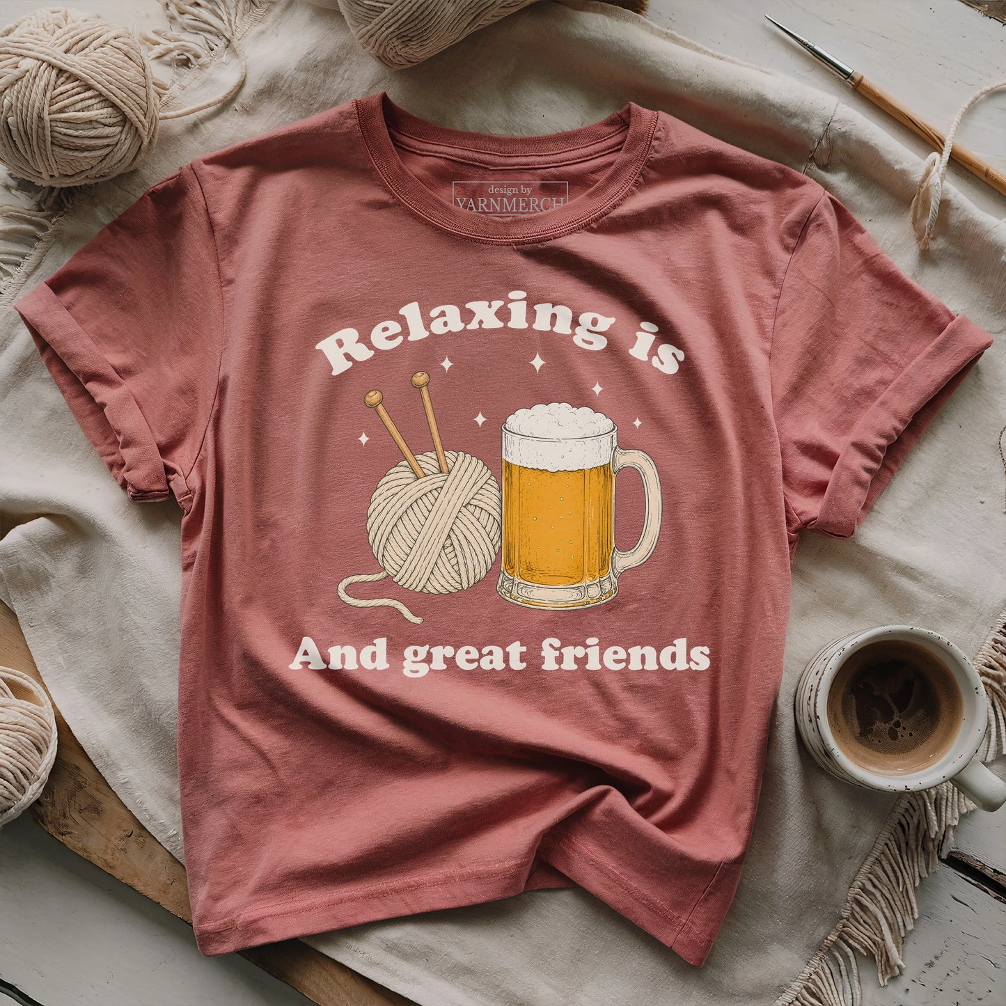 Relax Is Beer & Yarn T-shirt