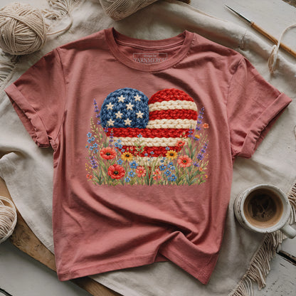 Skeins, Stripes & Love T-shirt