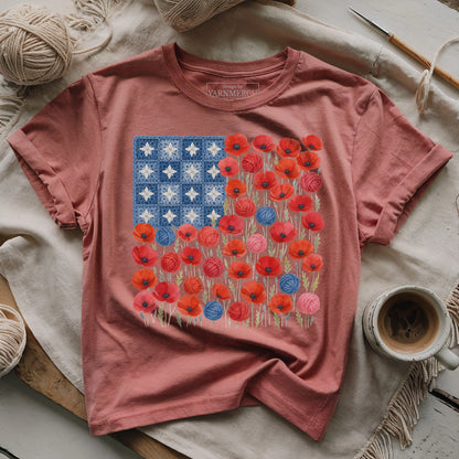 Squares, Flowers & Liberty T-shirt