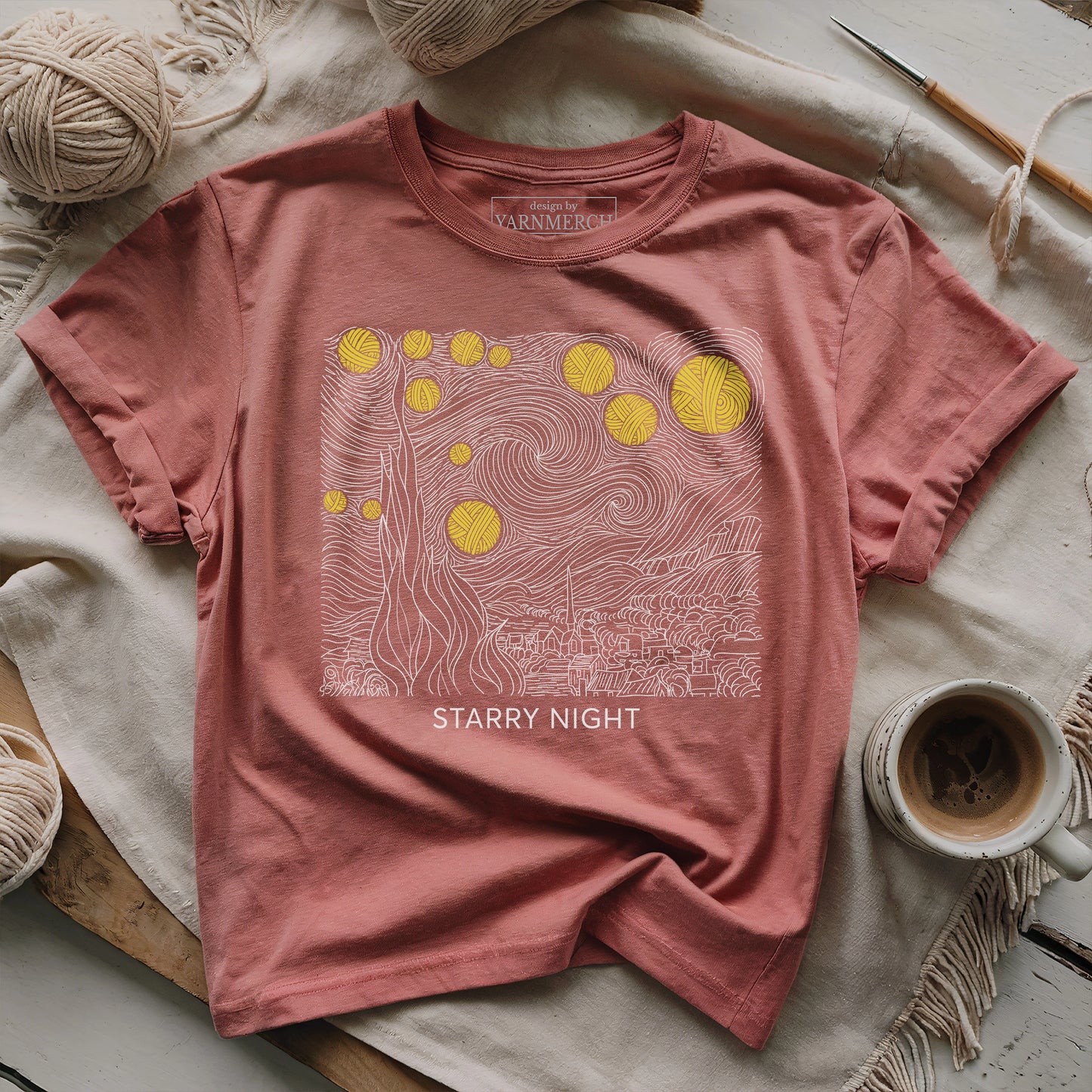 Starry Yarn Night T-shirt