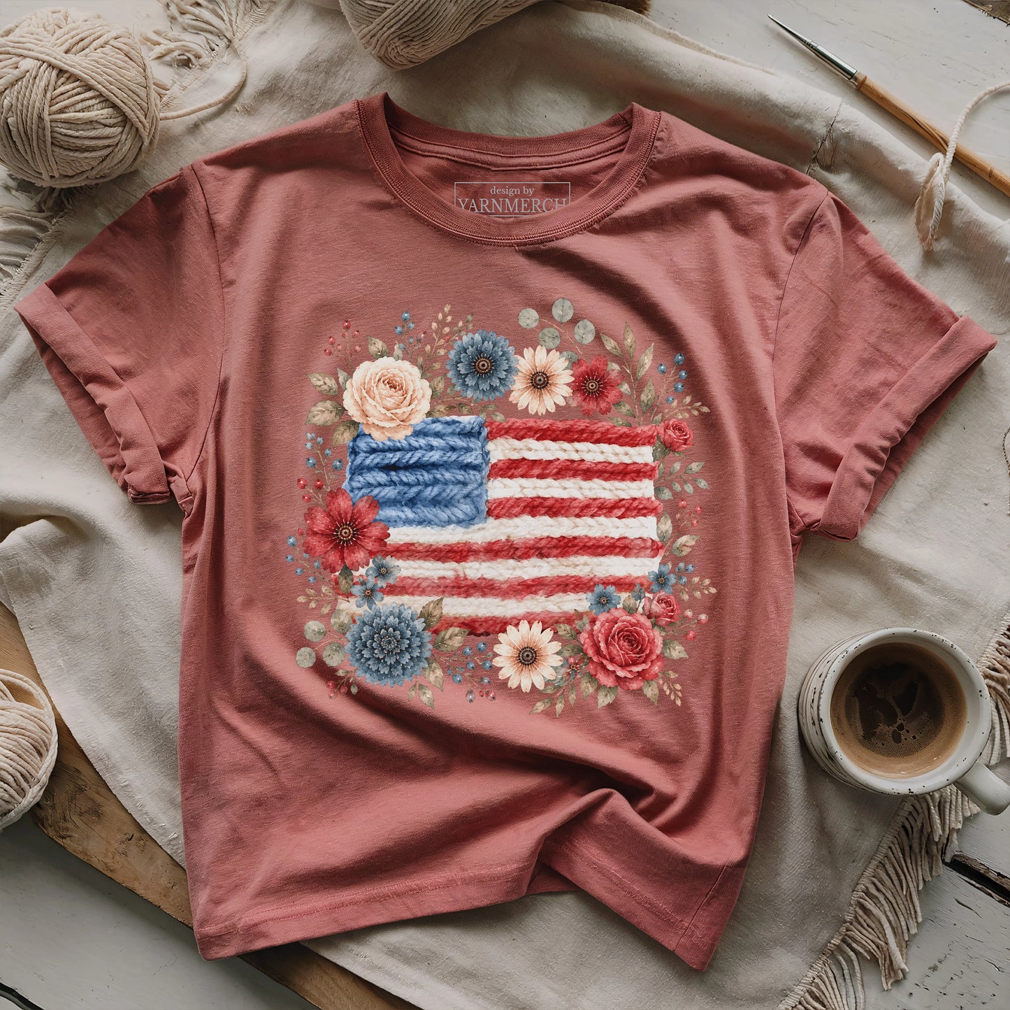 Stripes & Flowers T-shirt