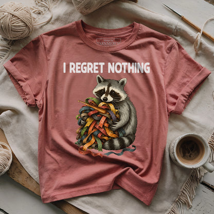 Strips Of Wool, I Regret Nothing T-shirt