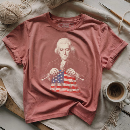 Thomas Jefferson Knitting USA T-shirt