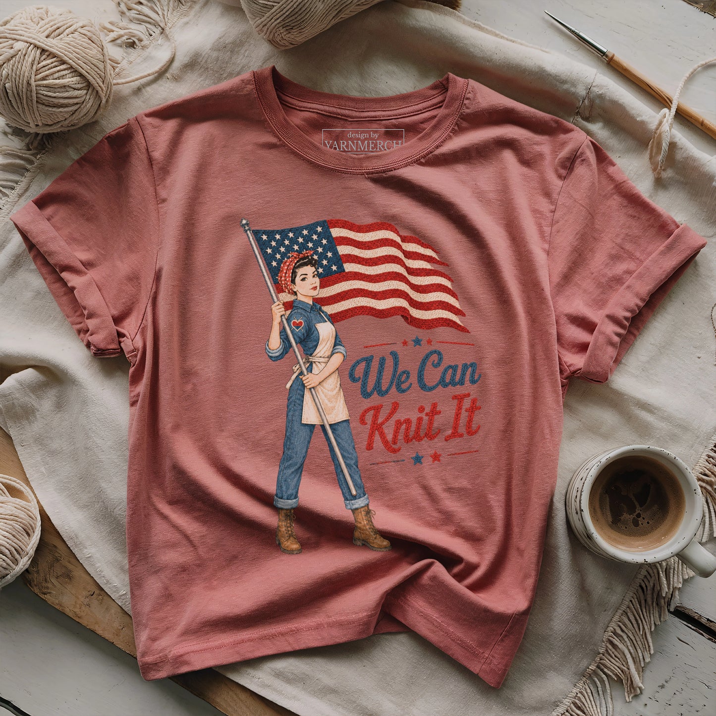 We Knit For Liberty T-shirt