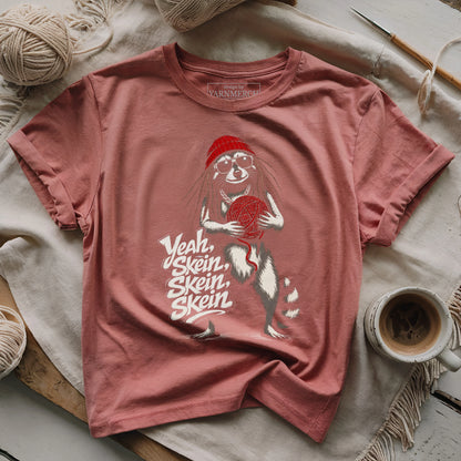 Lil-coon Holding Skein, Yeah T-shirt