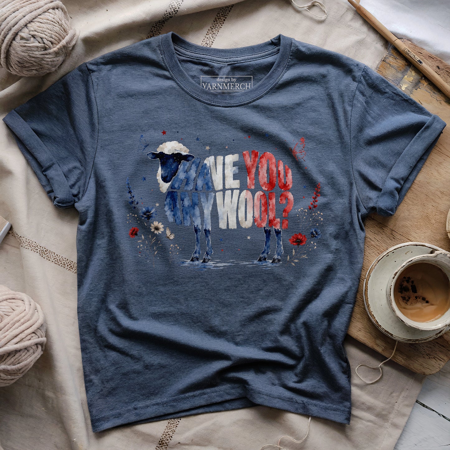 America & Wool T-shirt