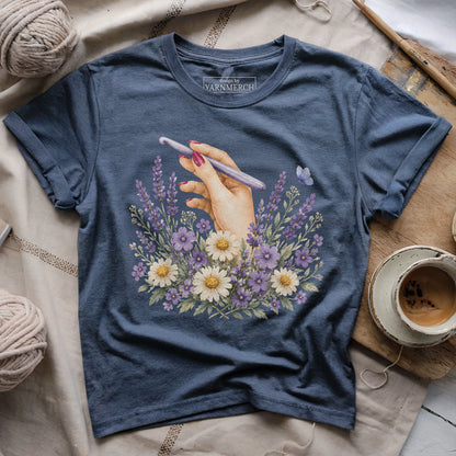 Crochet & Flower T-shirt