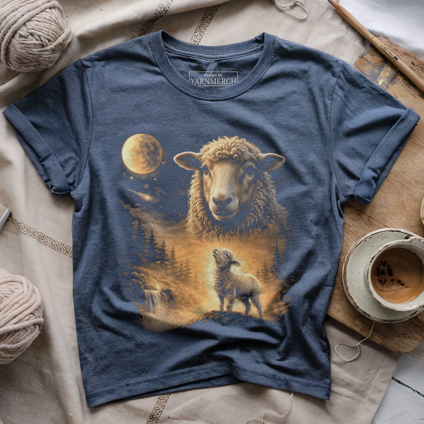 Ewe Under The Moon T-shirt