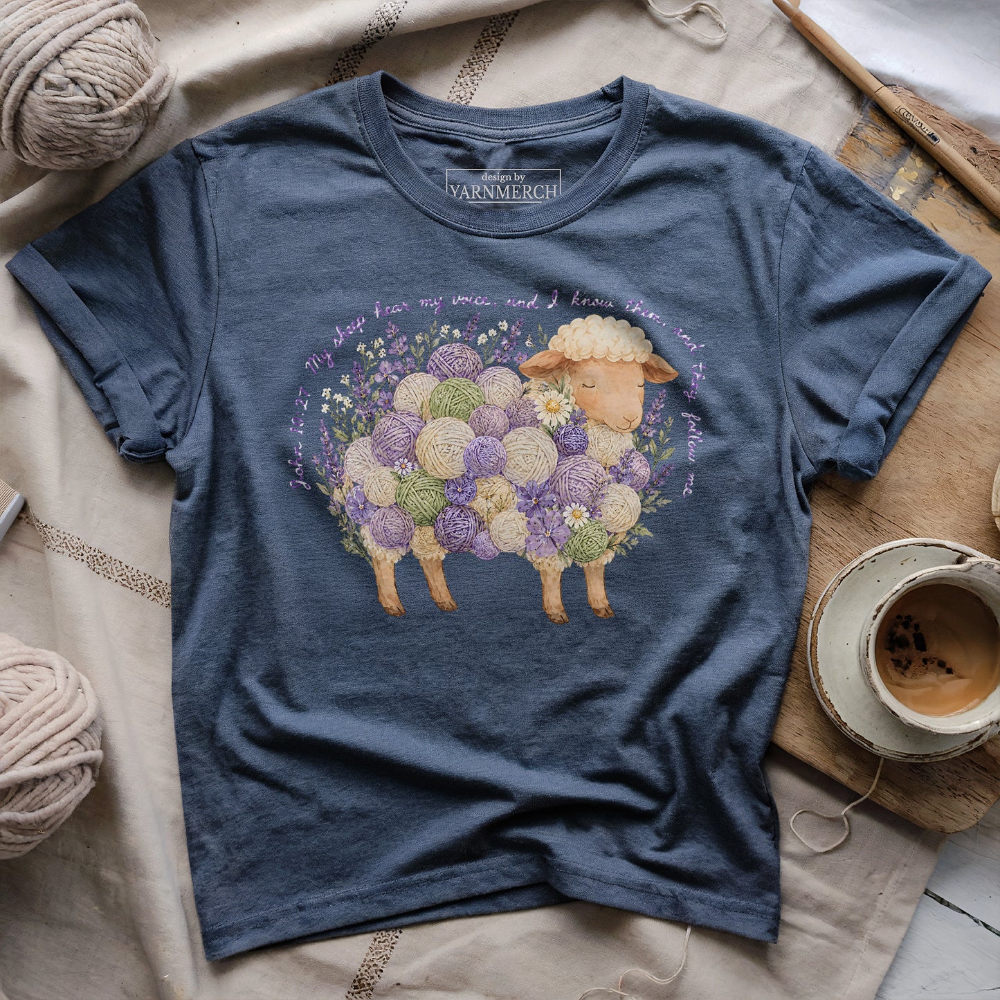 Faithful Yarn Sheep T-shirt