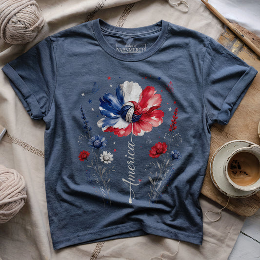 Floral America T-shirt