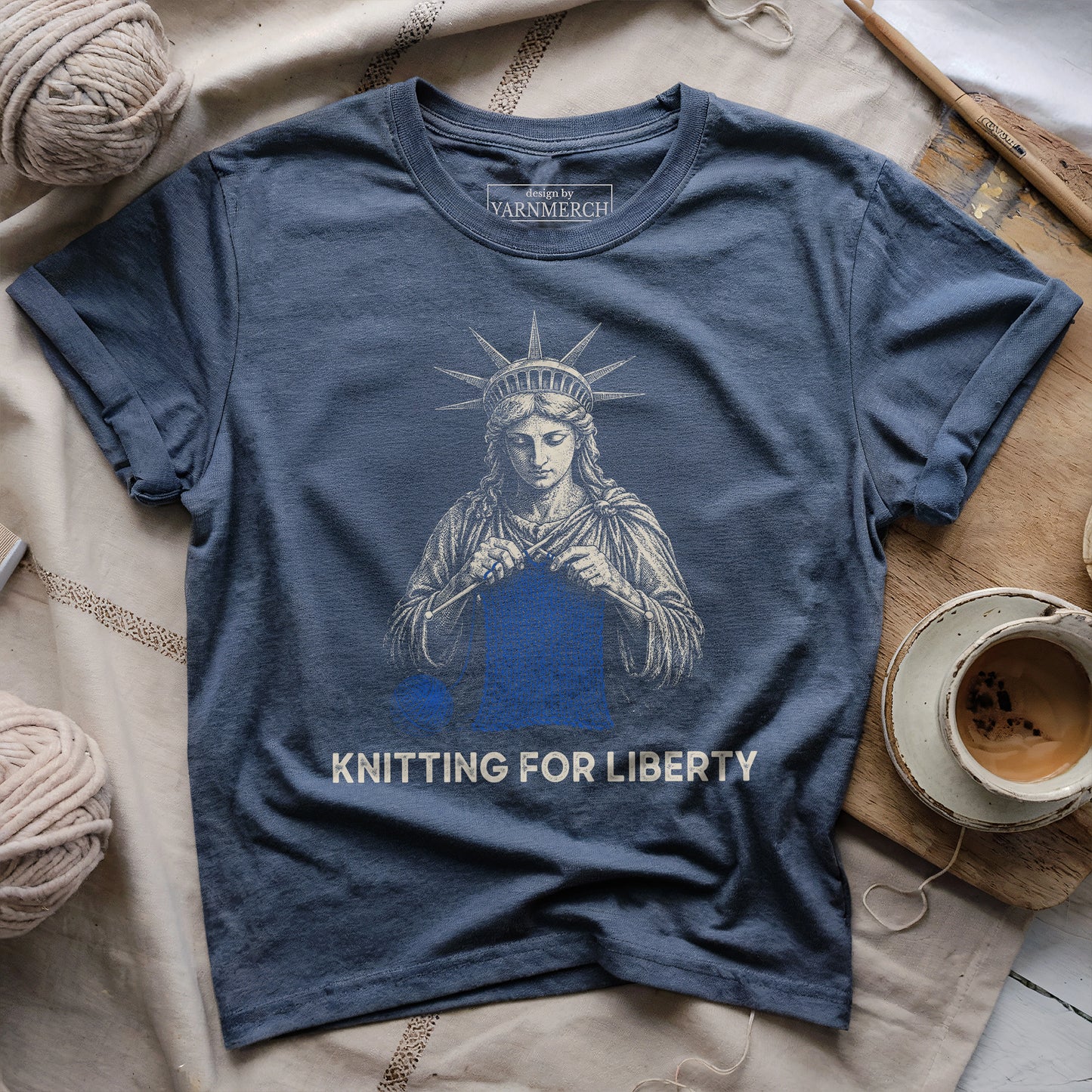 I Knit For Liberty T-shirt