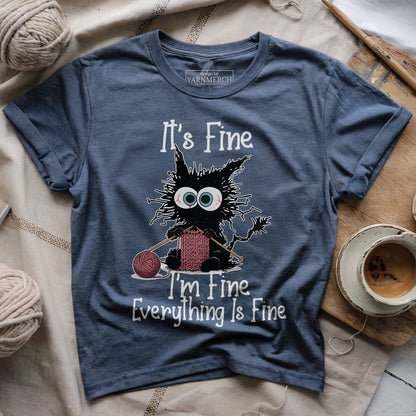 I'm Fine, Let Me Just Knit T-shirt