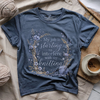 Interfere With My Knitting T-shirt