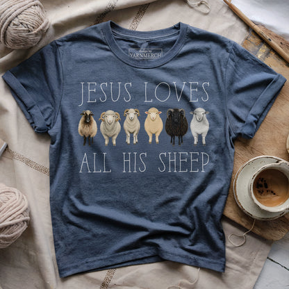 Jesus Loves All His Sheeps T-shirt