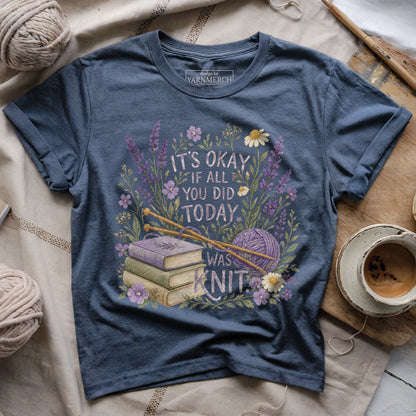 Knit And Book T-shirt