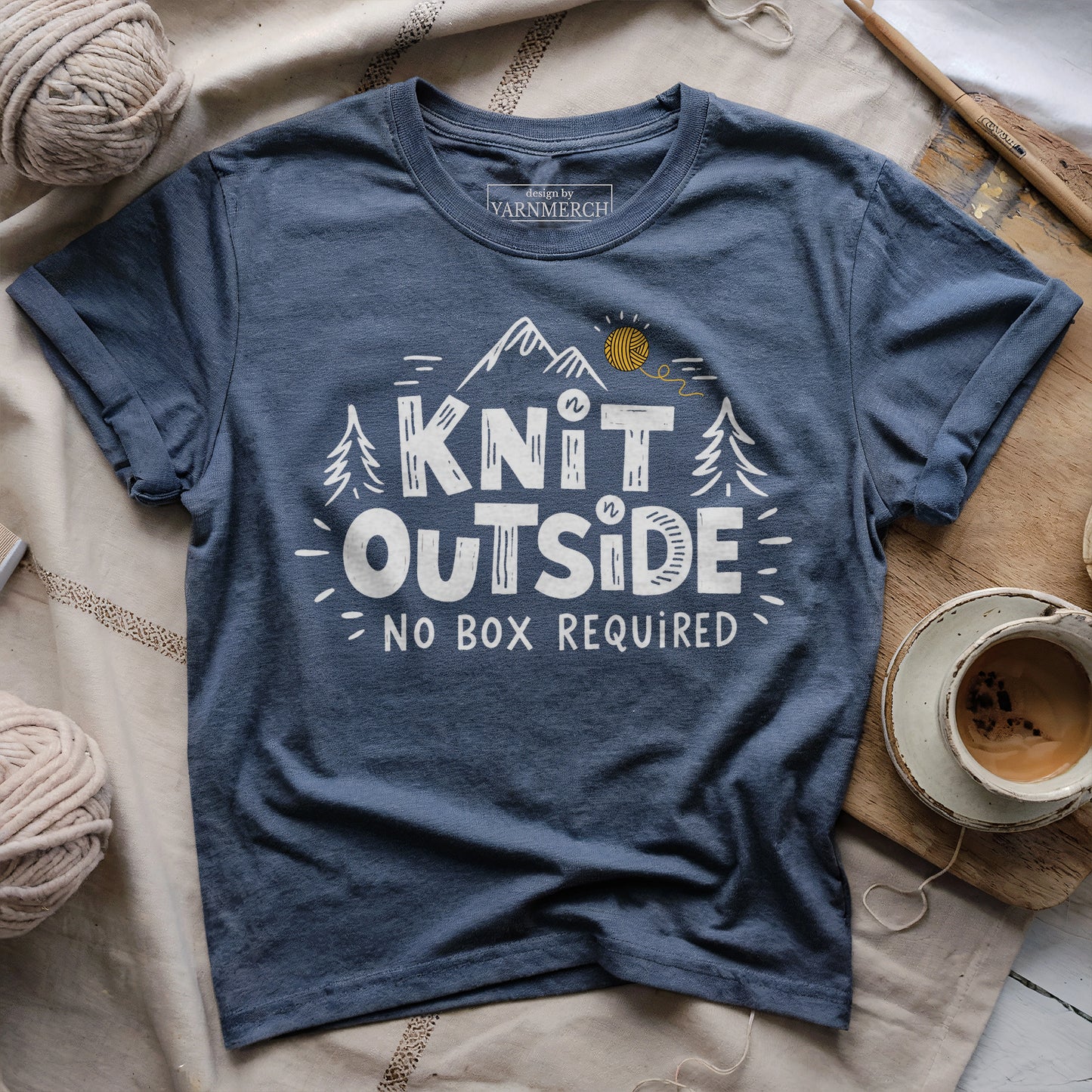 Knit Outside No Box Required T-shirt