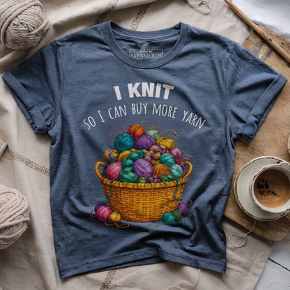 Knit To Buy More Yarn T-shirt