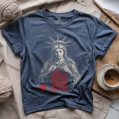 Knitting For Liberty T-shirt