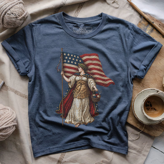 Miss Columbia Knit For USA T-shirt