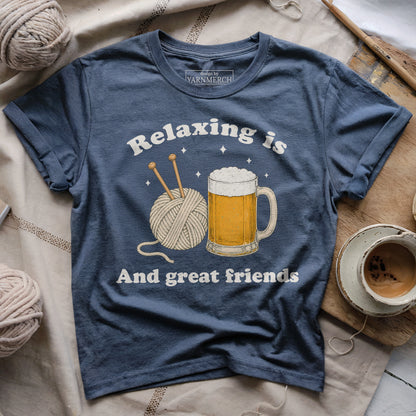 Relax Is Beer & Yarn T-shirt